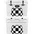 Black and White Zoomed Checkerboard YETI Tundra 35 Hard Cooler Skin