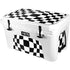 Black and White Zoomed Checkerboard YETI Tundra 45 Hard Cooler Skin