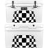 Black and White Zoomed Checkerboard YETI Tundra 45 Hard Cooler Skin