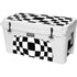Black and White Zoomed Checkerboard YETI Tundra 75 Hard Cooler Skin