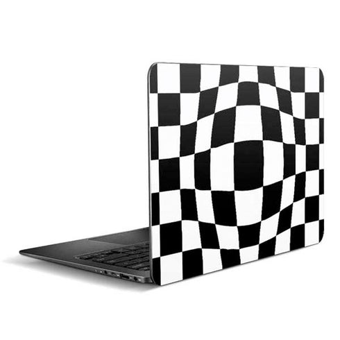Black and White Zoomed Checkerboard Zenbook UX305FA 13.3in Skin