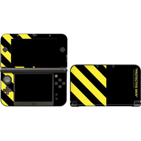 Black and Yellow Stripes 3DS XL 2015 Skin