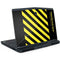 Black and Yellow Stripes Dell Alienware Skin