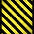 Black and Yellow Stripes Dell Alienware Skin