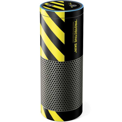 Black and Yellow Stripes Amazon Echo Skin