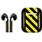 Black and Yellow Stripes Apple AirPods 2 Skin