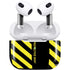 Black and Yellow Stripes Apple AirPods (3rd Gen 2021) Skin