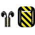 Black and Yellow Stripes Apple AirPods Skin