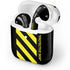 Black and Yellow Stripes Apple AirPods Skin