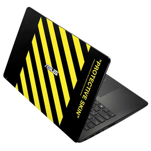 Black and Yellow Stripes Asus X502CA 15.6 Skin