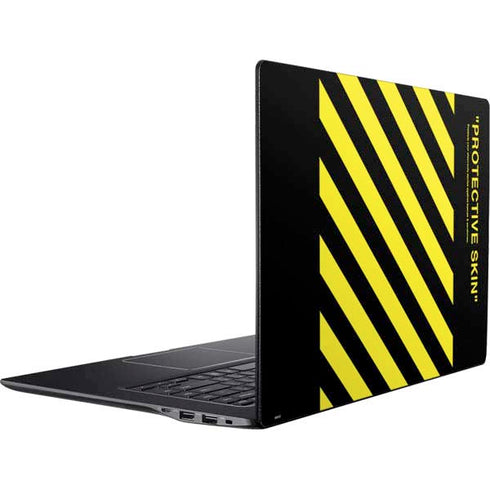 Black and Yellow Stripes Ativ Book 9 (15.6in 2014) Skin