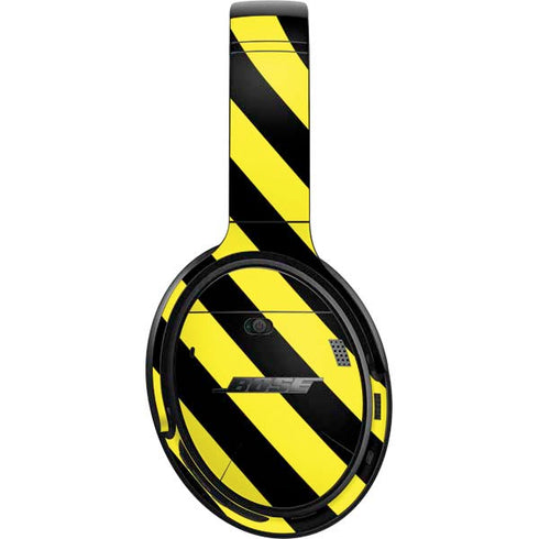 Black and Yellow Stripes Bose QuietComfort 35 Headphones Skin