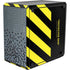 Black and Yellow Stripes Cooler Master MasterBox Q300L Mini Tower Skin