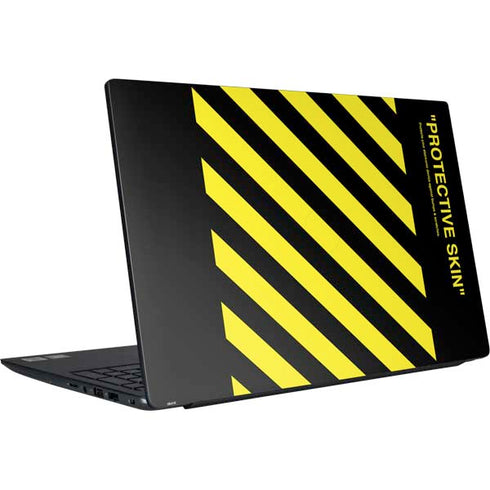 Black and Yellow Stripes Dell Vostro Skin