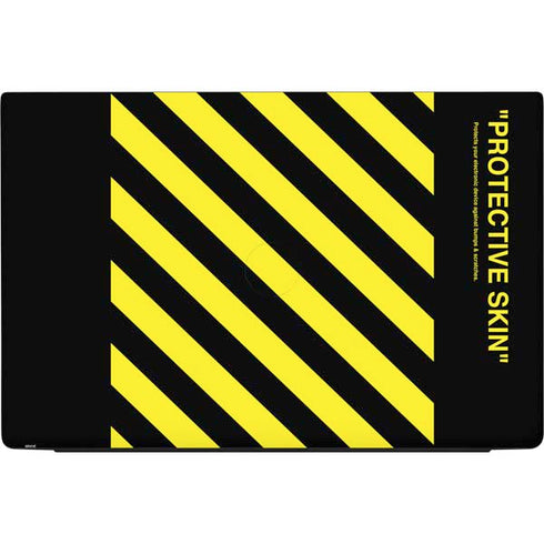 Black and Yellow Stripes Dell Vostro Skin