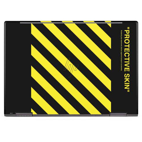 Black and Yellow Stripes HP Envy Skin