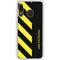 Black and Yellow Stripes Galaxy A20 Clear Case