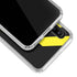 Black and Yellow Stripes Galaxy A20 Clear Case