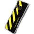 Black and Yellow Stripes Galaxy A20 Clear Case