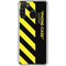 Black and Yellow Stripes Galaxy A21 Clear Case