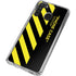 Black and Yellow Stripes Galaxy A21 Clear Case