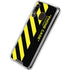 Black and Yellow Stripes Galaxy A30 Clear Case