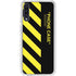 Black and Yellow Stripes Galaxy A50 Clear Case