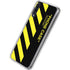 Black and Yellow Stripes Galaxy A50 Clear Case