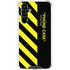 Black and Yellow Stripes Galaxy A54 5G Clear Case