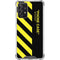 Black and Yellow Stripes Galaxy A72 5G Clear Case