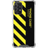 Black and Yellow Stripes Galaxy A72 5G Clear Case