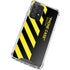 Black and Yellow Stripes Galaxy A72 5G Clear Case