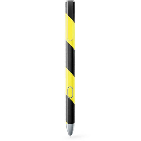 Black and Yellow Stripes Galaxy Book 12in Skin