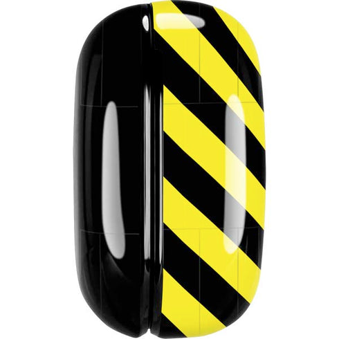 Black and Yellow Stripes Galaxy Buds Live Skin