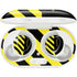 Black and Yellow Stripes Galaxy Buds Plus Skin