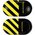 Black and Yellow Stripes Galaxy Buds Plus Skin