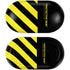 Black and Yellow Stripes Galaxy Buds Skin