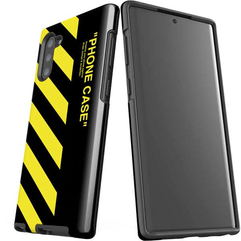 Black and Yellow Stripes Galaxy Note 10 Pro Case