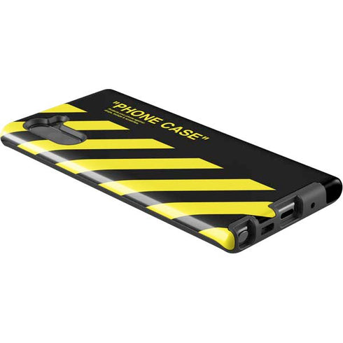Black and Yellow Stripes Galaxy Note 10 Pro Case