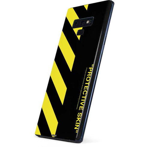 Black and Yellow Stripes Galaxy Note 9 Skin