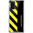 Black and Yellow Stripes Galaxy Note20 5G Clear Case