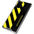 Black and Yellow Stripes Galaxy Note20 5G Clear Case