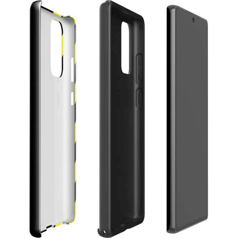 Black and Yellow Stripes Galaxy Note20 5G Pro Case
