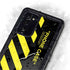 Black and Yellow Stripes Galaxy Note20 5G Waterproof Case