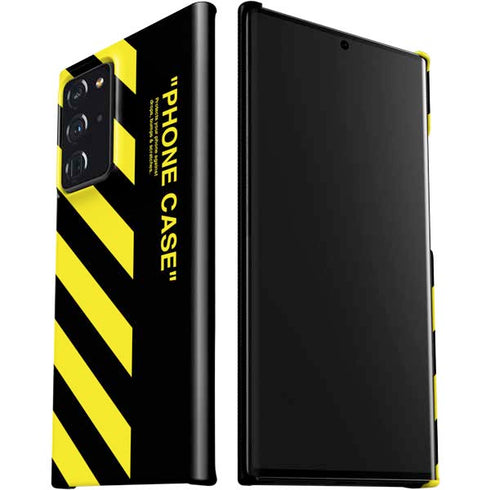 Black and Yellow Stripes Galaxy Note20 Ultra 5G Lite Case