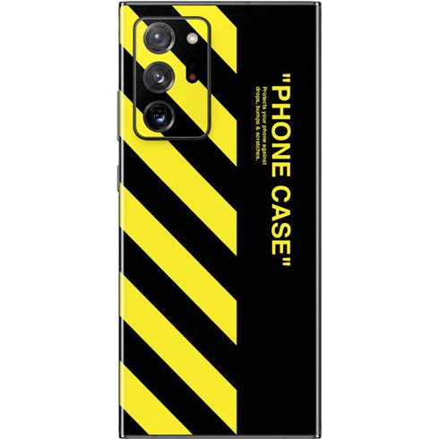 Black and Yellow Stripes Galaxy Note20 Ultra 5G Skin