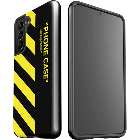 Black and Yellow Stripes Galaxy S21 5G Pro Case