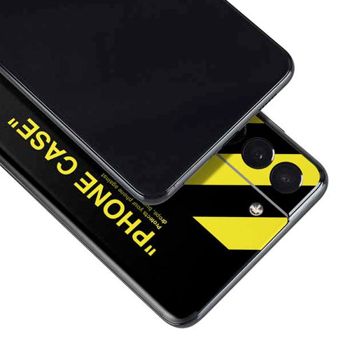 Black and Yellow Stripes Galaxy S21 5G Skin