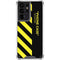 Black and Yellow Stripes Galaxy S21 Ultra 5G Clear Case