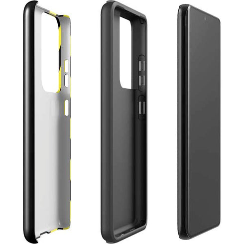 Black and Yellow Stripes Galaxy S21 Ultra 5G Pro Case